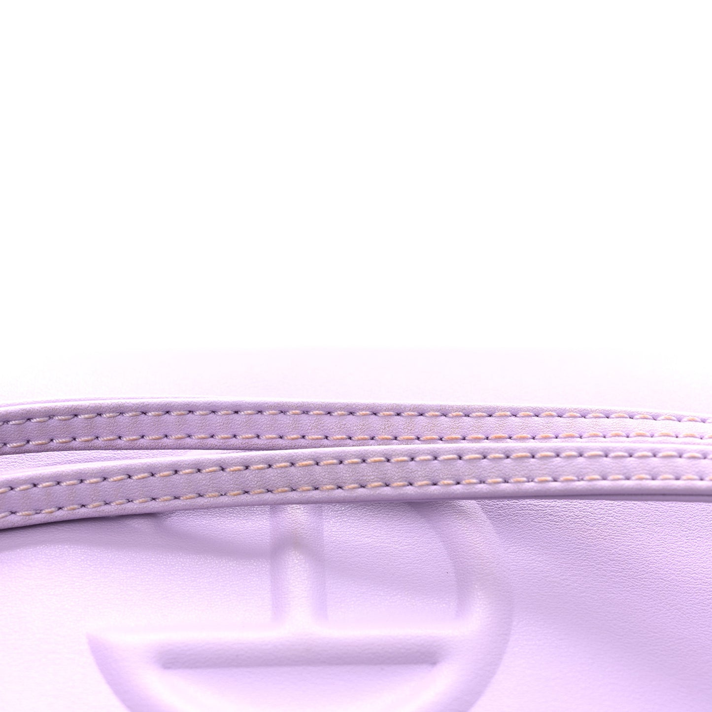 Vegan Leather Small Shopping Bag Lavender