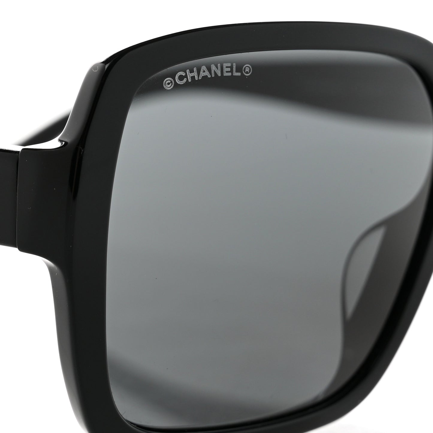 Acetate Square Sunglasses 5408 Black