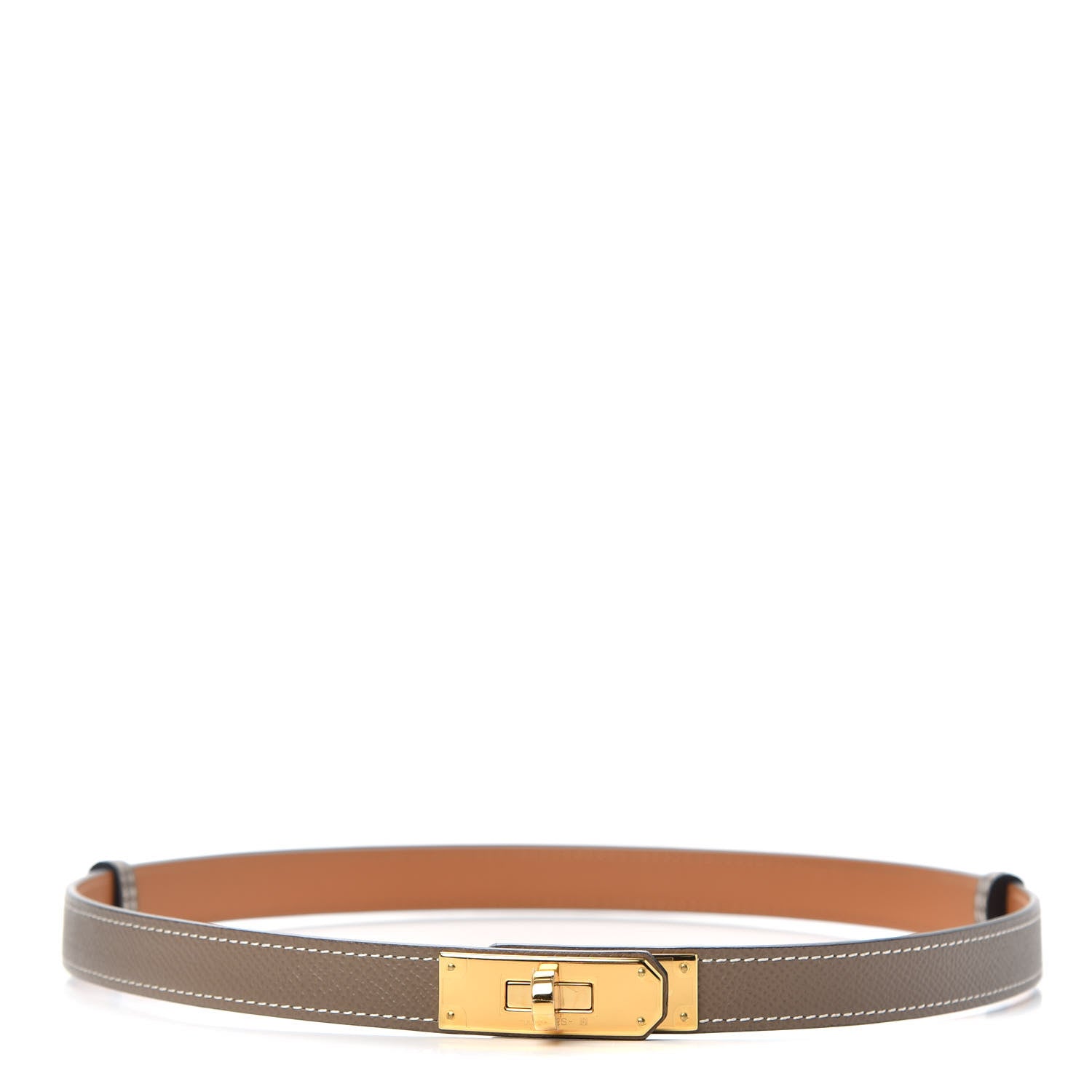 Hermes Epsom Kelly Belt Etoupe 1 of 4