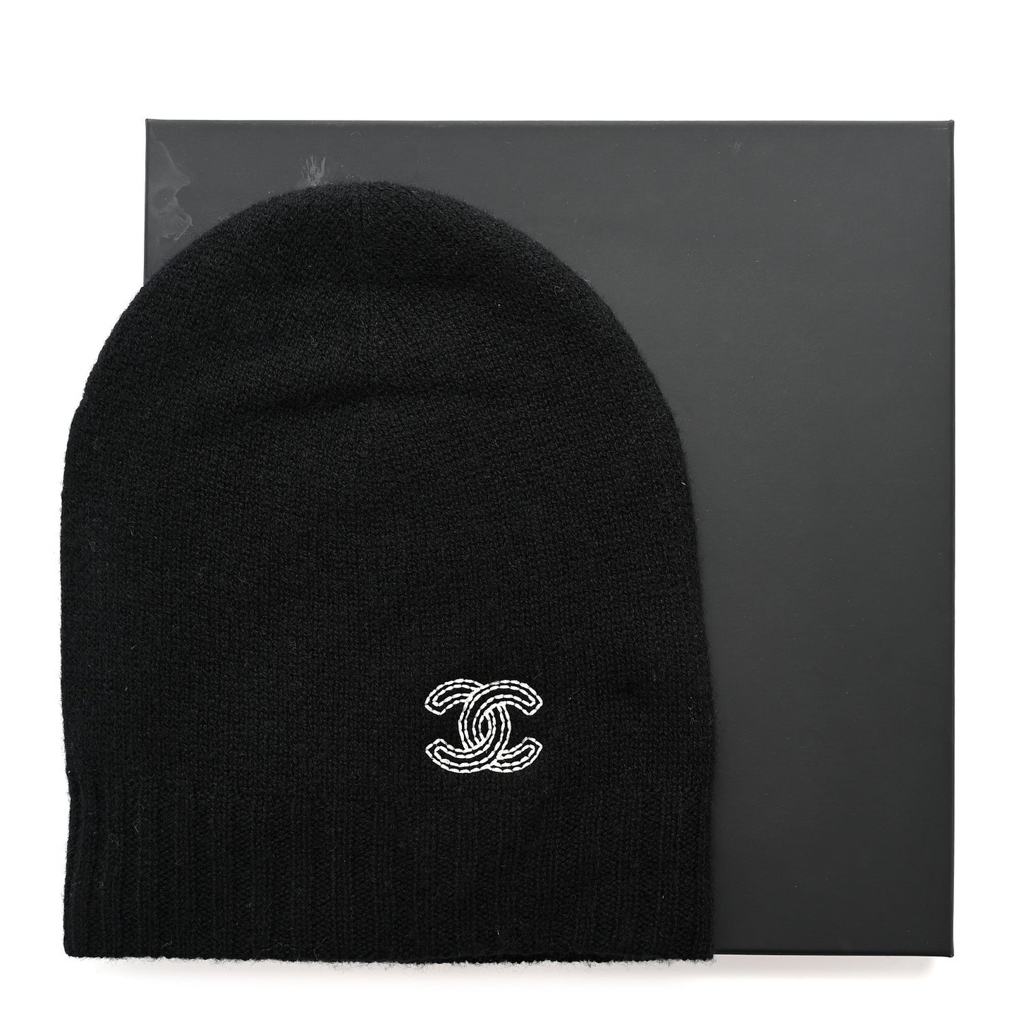Cashmere CC Beanie Hat Black