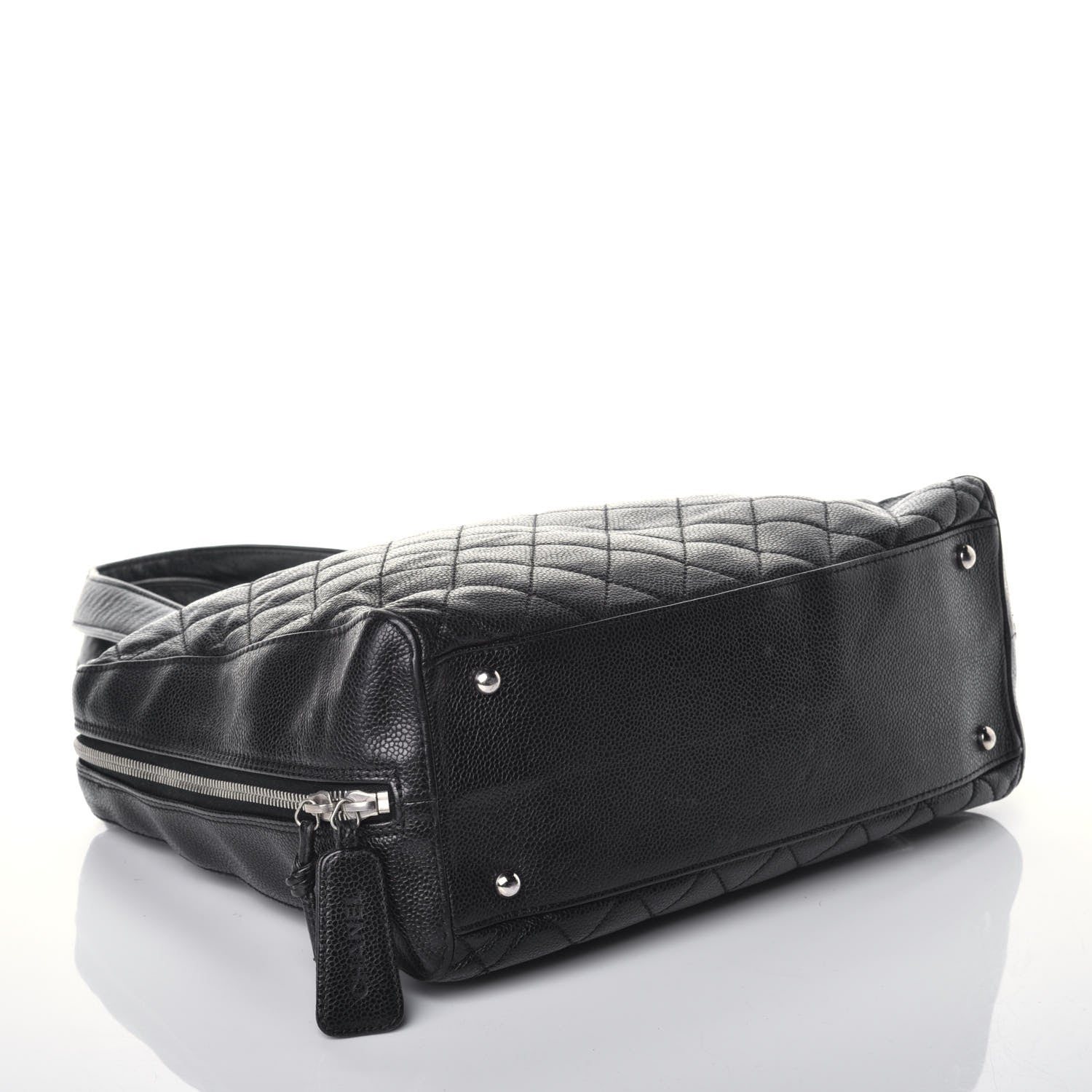 Chanel Caviar Quilted Bowler Black 4 of 8