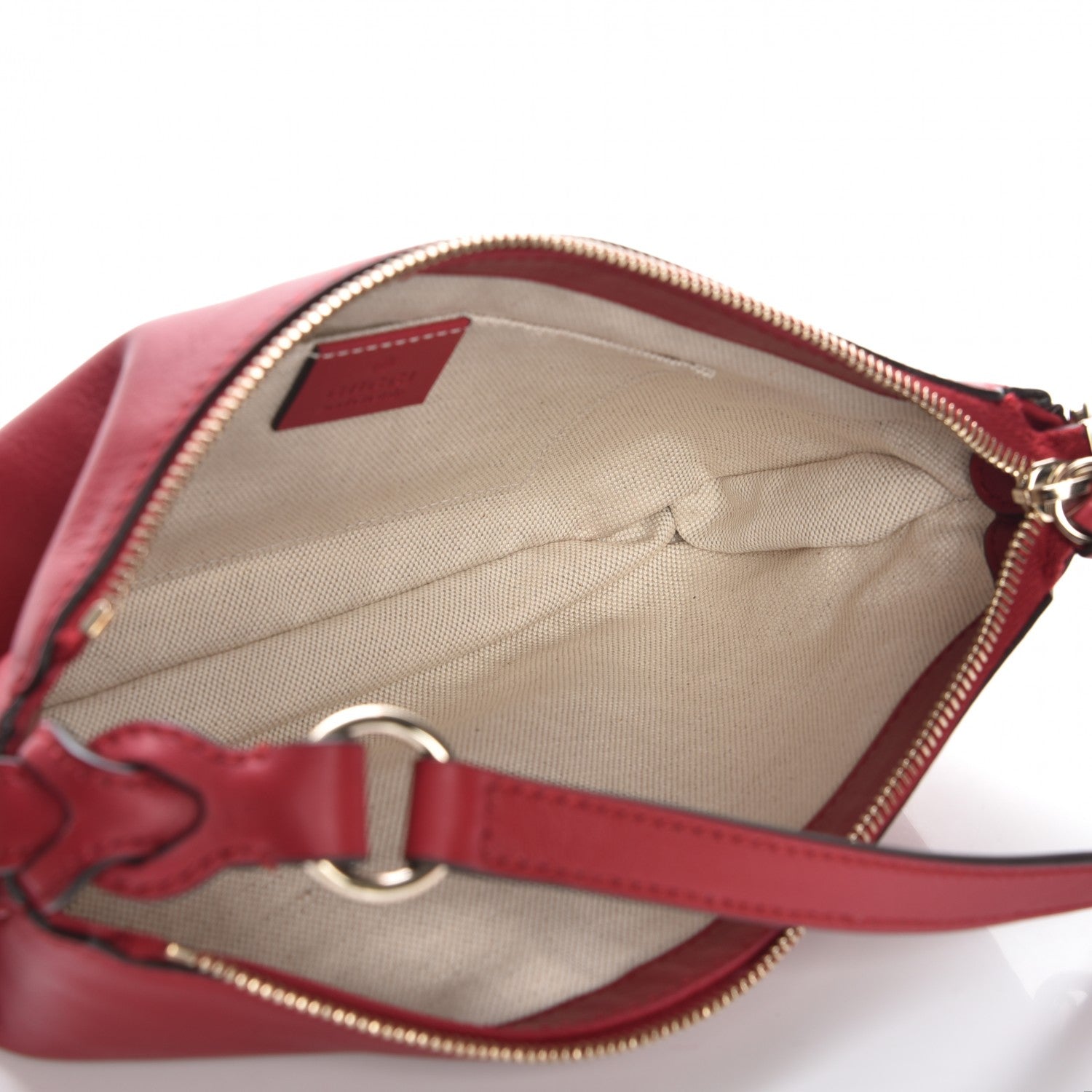 Gucci Calfskin Craft Pochette Red 5 of 7