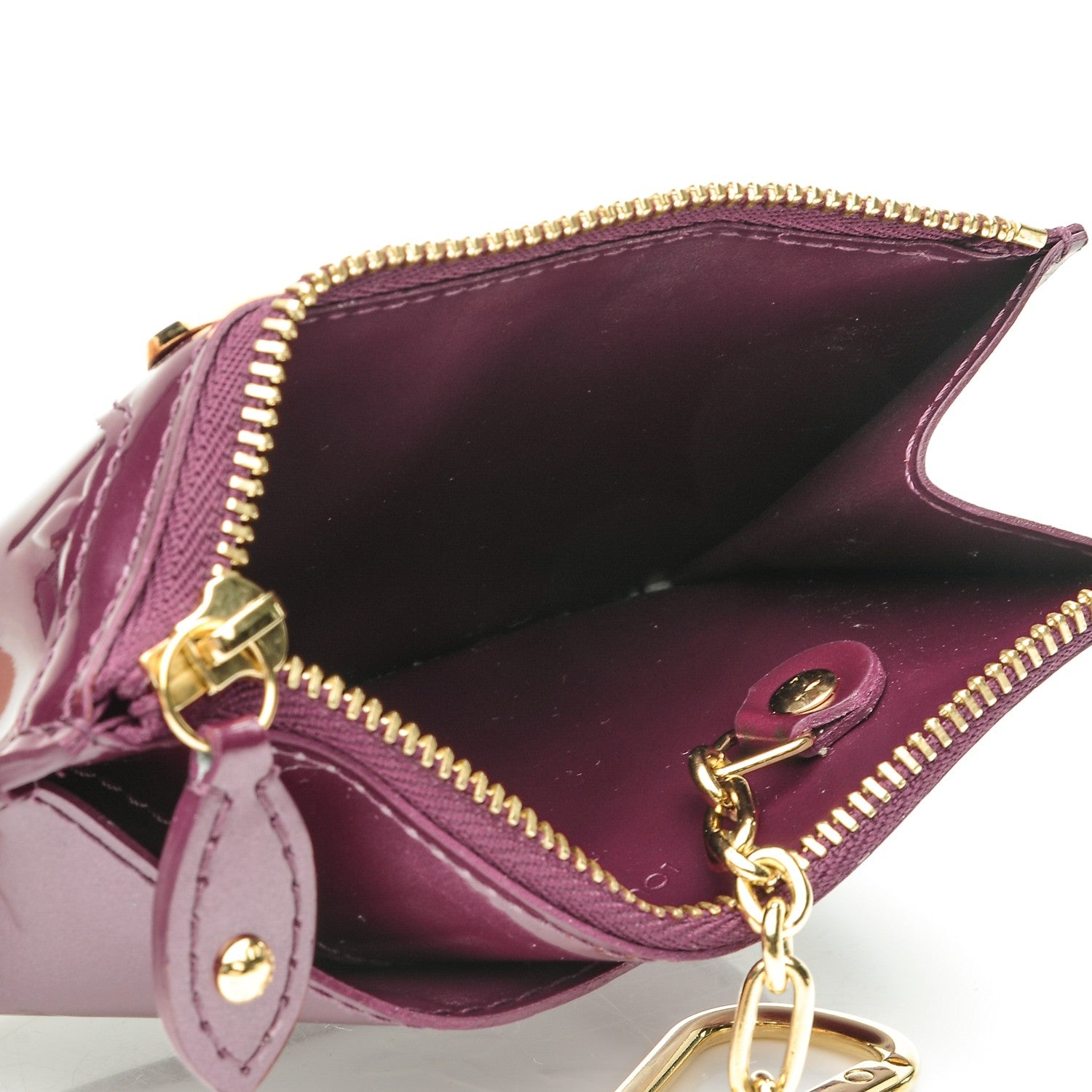 Louis Vuitton Vernis Key Pouch Violet 5 of 7