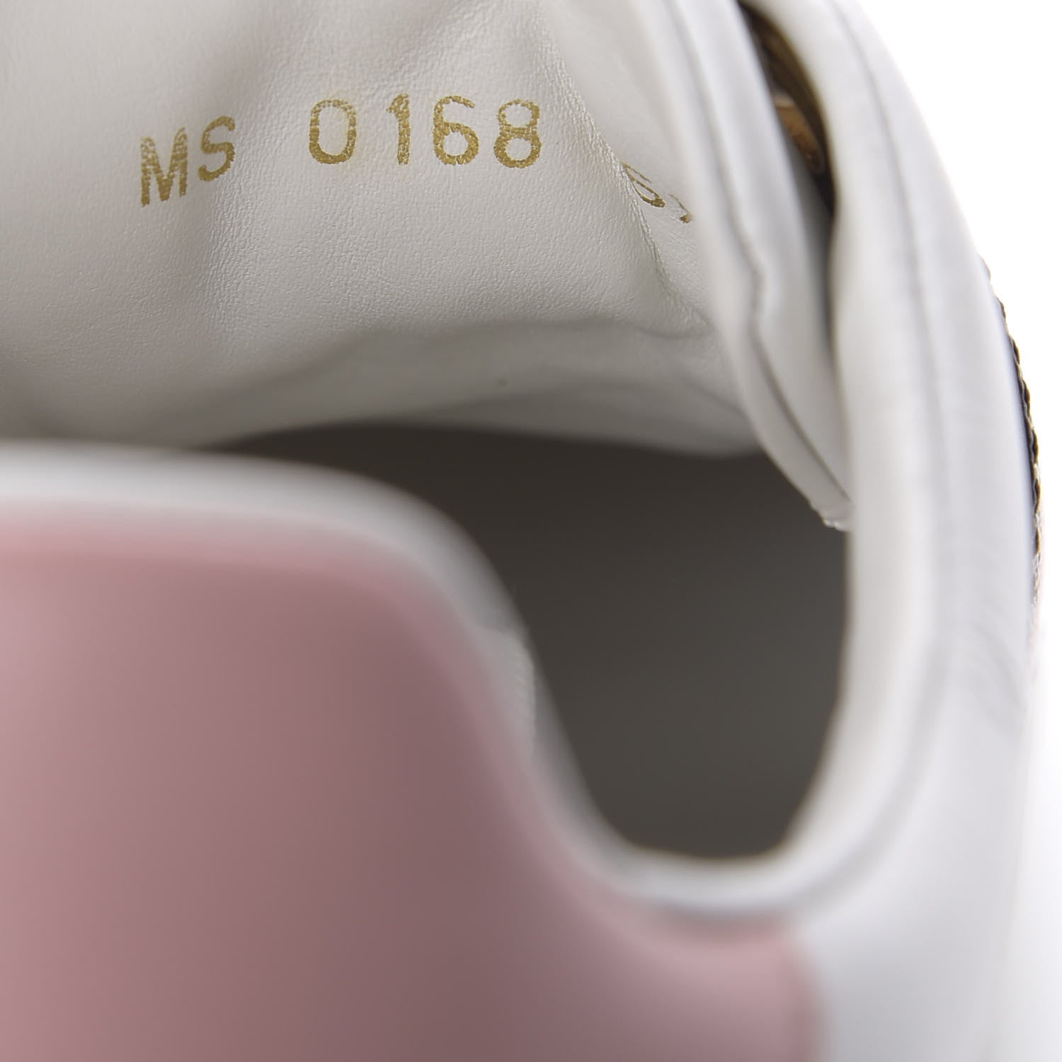 Louis Vuitton Calfskin Monogram Striped Frontrow Sneakers 39 White 8 of 8