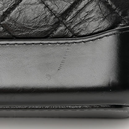 Chanel Aged Calfskin Quilted Small Gabrielle Hobo Black 13 of 14