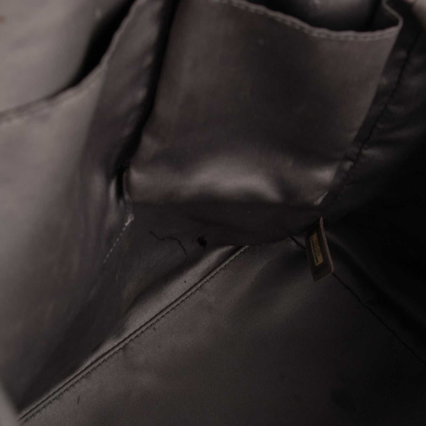 Lambskin Quilted East West Large Tote Black