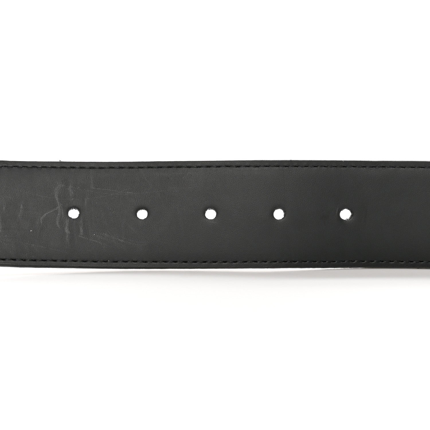 Louis Vuitton Monogram Eclipse Taigarama 40mm LV Initiales Reversible Belt 95 38 Black 4 of 7