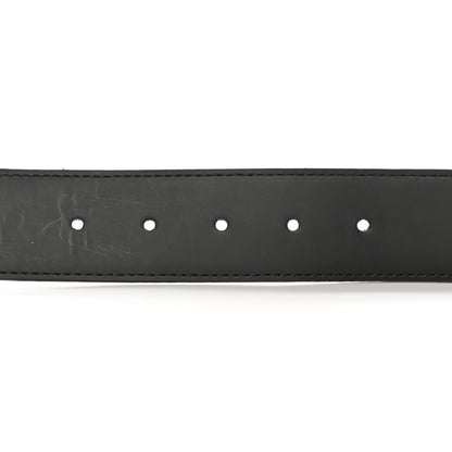 Louis Vuitton Monogram Eclipse Taigarama 40mm LV Initiales Reversible Belt 95 38 Black 4 of 7