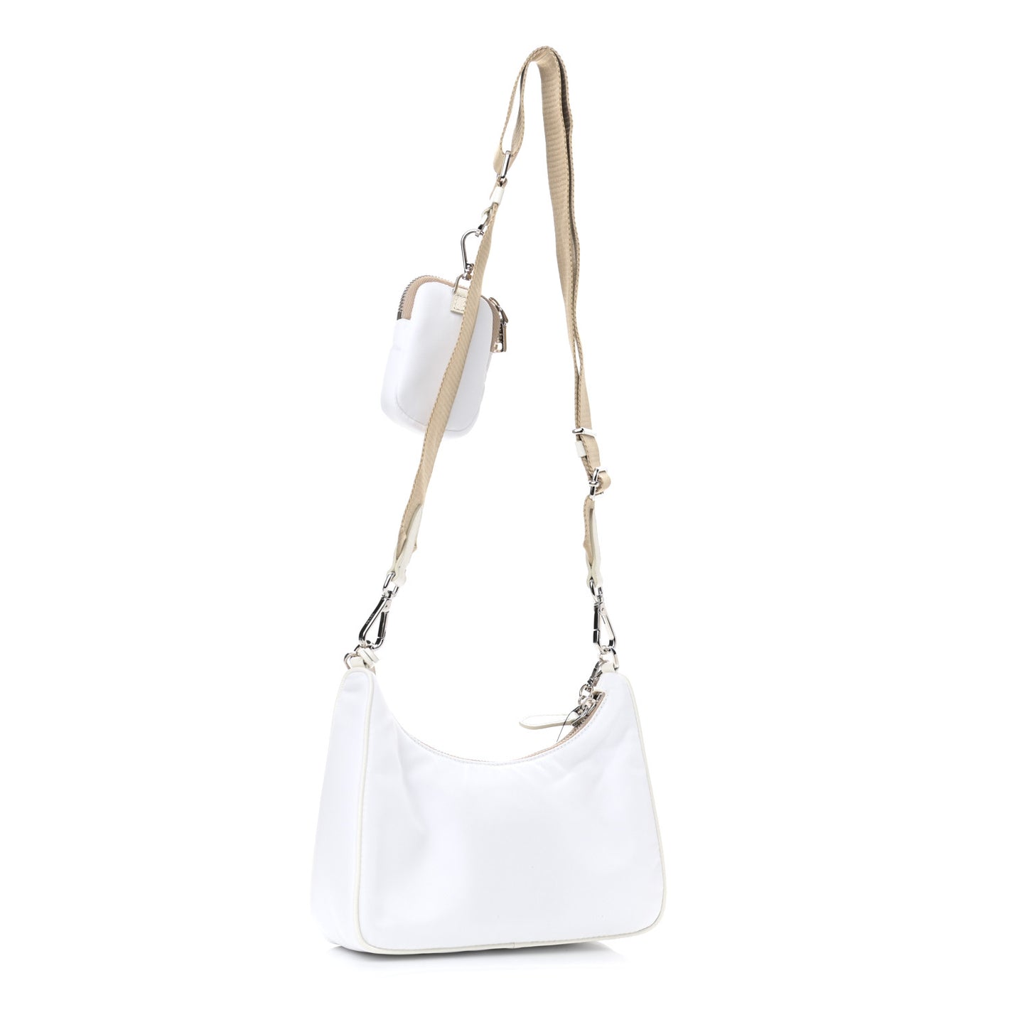 Nylon Re-Edition 2005 Shoulder Bag White