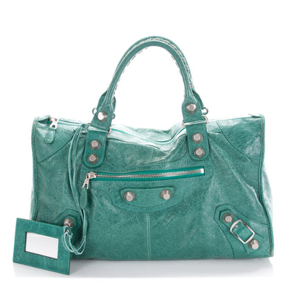 Balenciaga Agneau Giant 21 Silver Hardware Work Vert Sauge 1 of 7