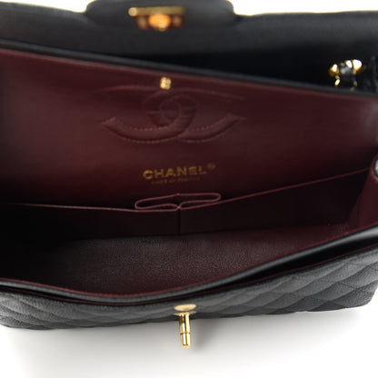Chanel Caviar Quilted Medium Double Flap Black 5 of 11