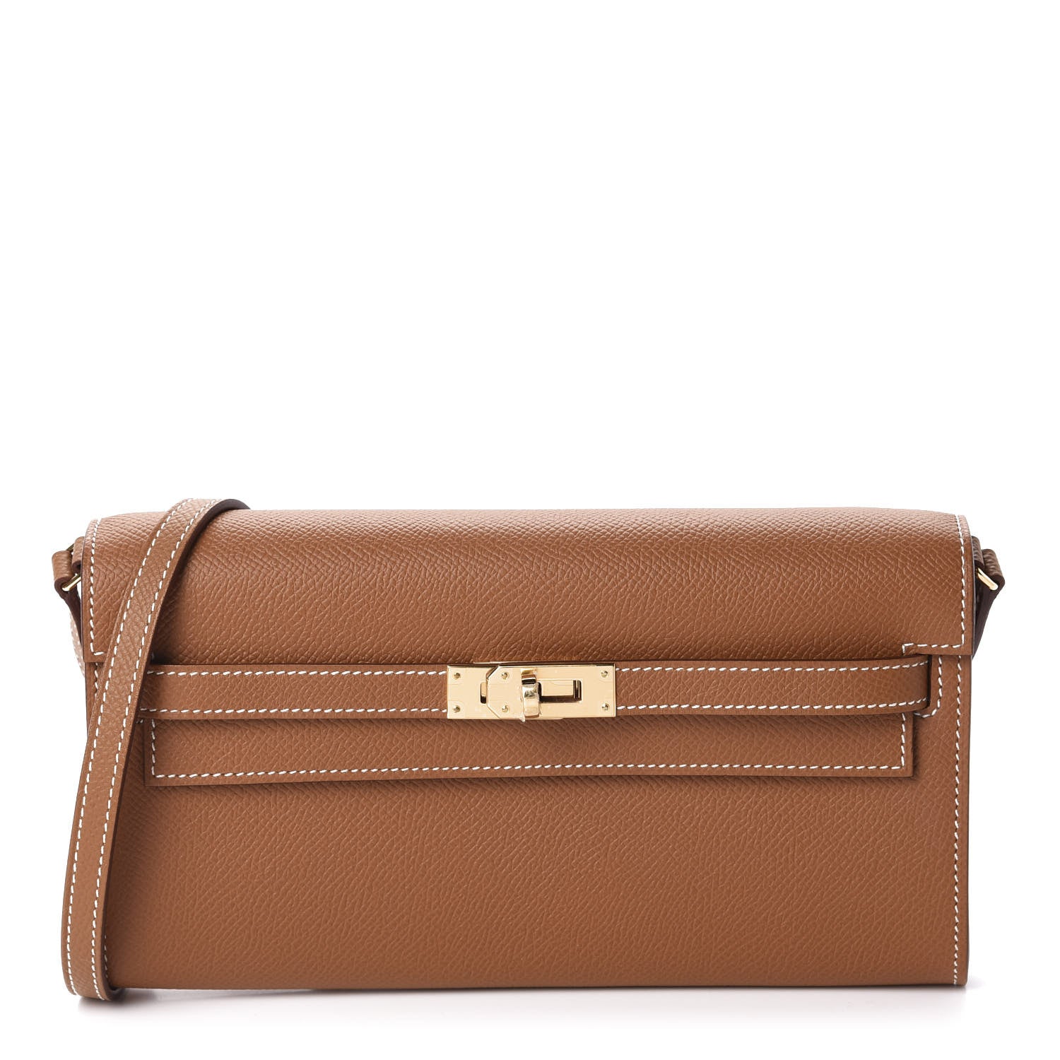 Hermes Epsom Kelly Wallet To Go Gold 1 of 9