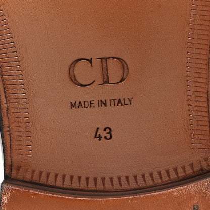 Christian Dior Smooth Calfskin Oblique Blake Loafers 43 Black 6 of 9