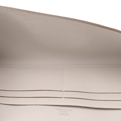 Hermes Epsom Maillon Wallet To Go Gris Pale 5 of 10