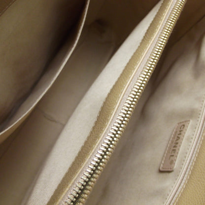 Chanel Caviar Quilted Grand Shopping Tote GST Beige 7 of 11