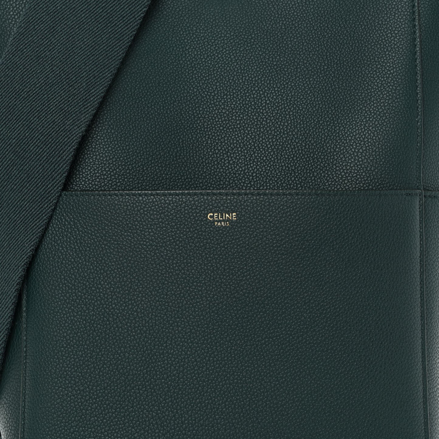 Soft Grained Calfskin Sangle Bucket Bag Amazone