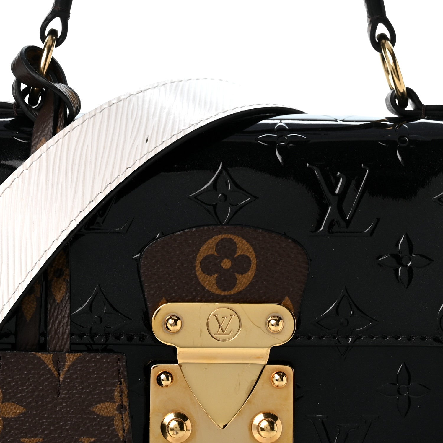 Louis Vuitton Vernis Epi Monogram Spring Street Black 7 of 11