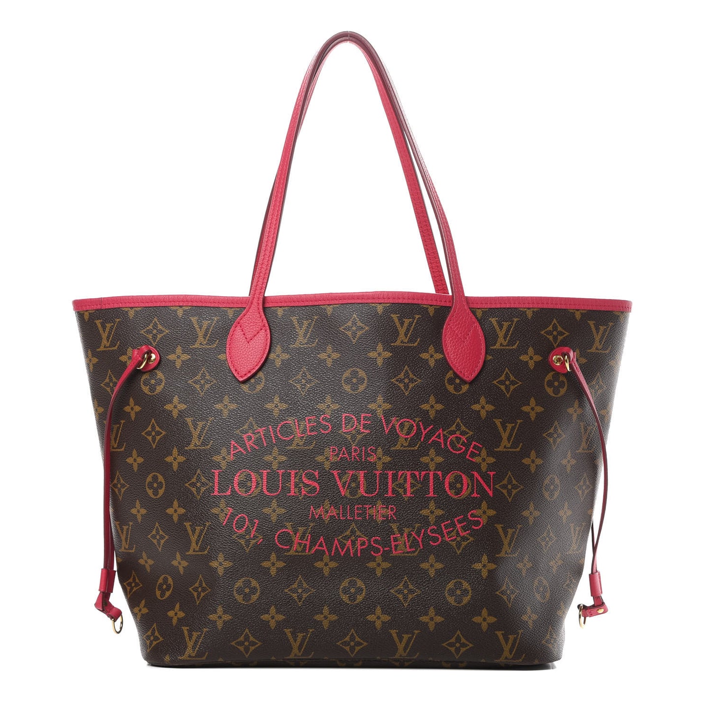 Monogram Articles de Voyage Ikat Neverfull MM Rose Indien