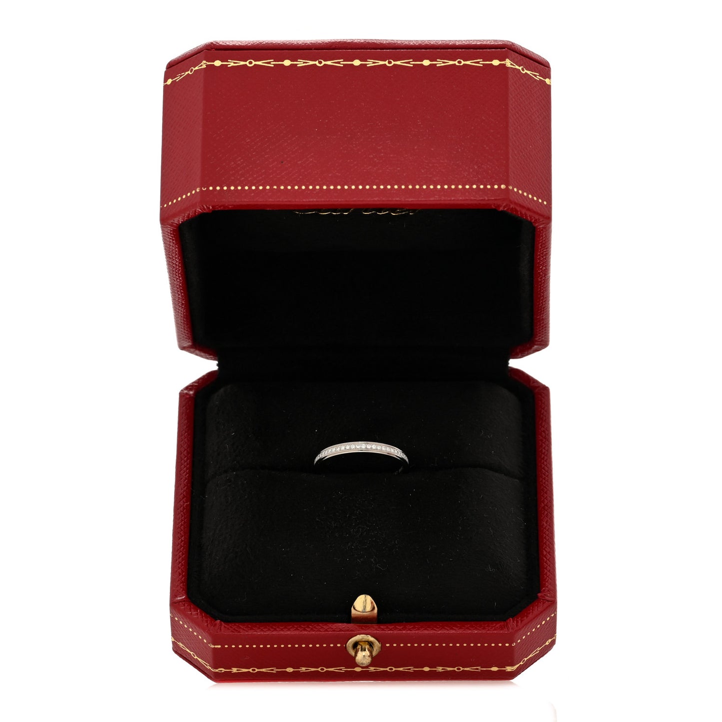 Platinum Diamond 2.3mm D'Amour Wedding Band Ring 51 5.75