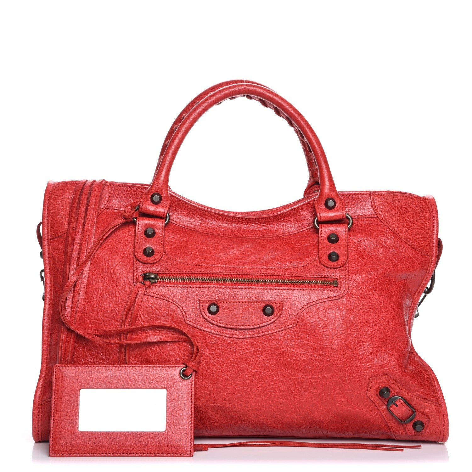 Balenciaga Agneau Classic Hardware City Rouge Coquelicot 1 of 9