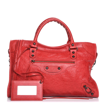 Balenciaga Agneau Classic Hardware City Rouge Coquelicot 1 of 9