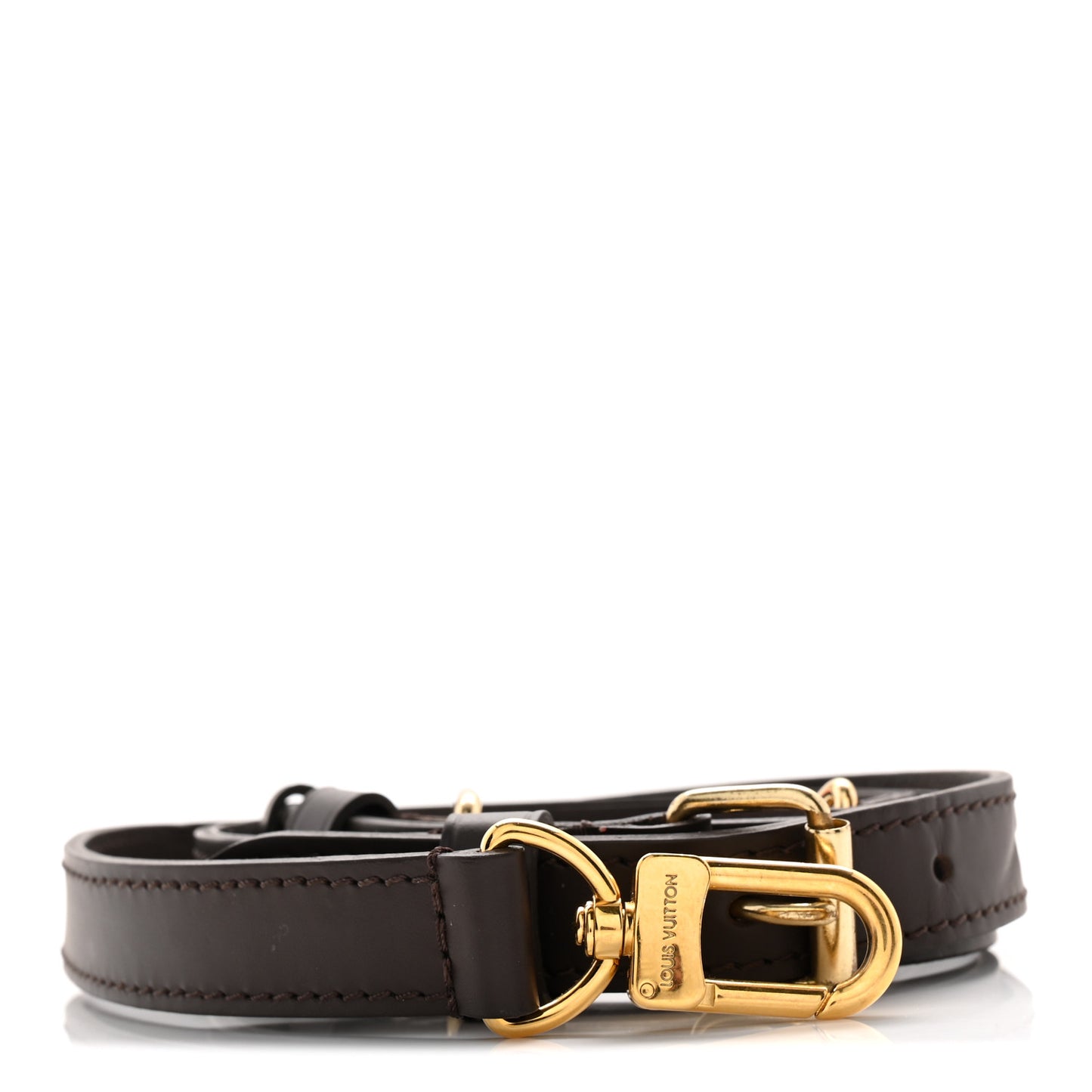 Calfskin Adjustable Speedy Bandouliere Shoulder Strap Brown
