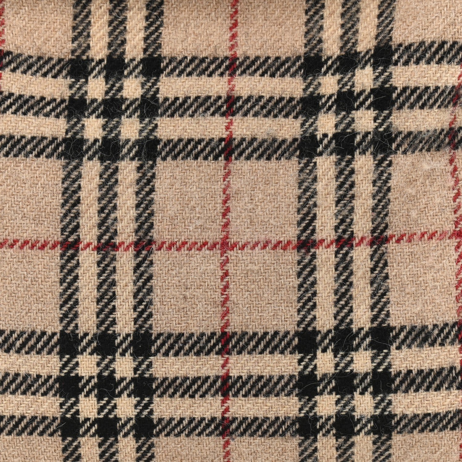 Burberry Wool House Check Shoulder Bag Beige 11 of 11