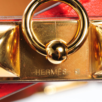 Hermes Swift Rivale Double Tour Bracelet Small Capucine 8 of 9