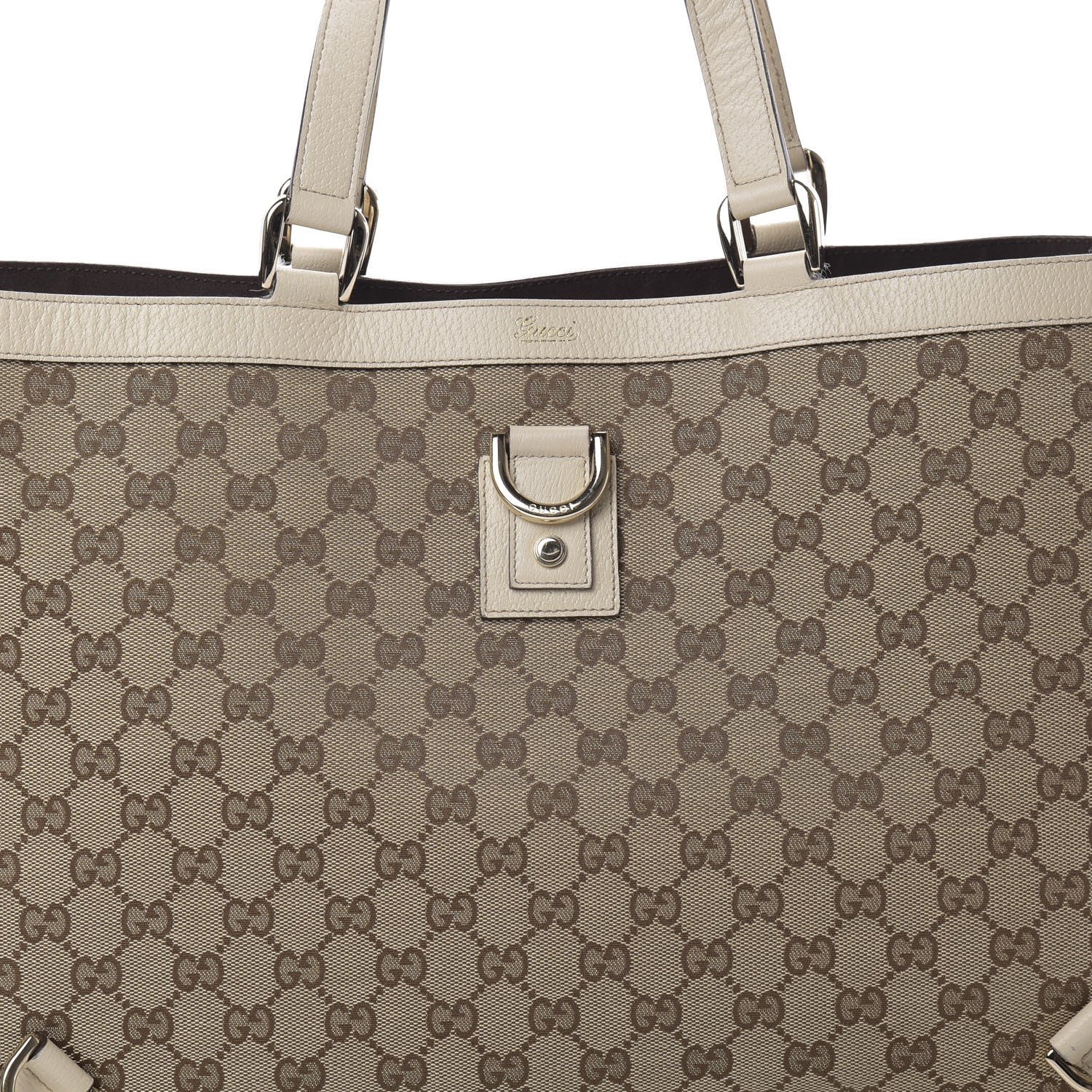 Gucci Monogram Large Abbey Tote Off White 8 of 13