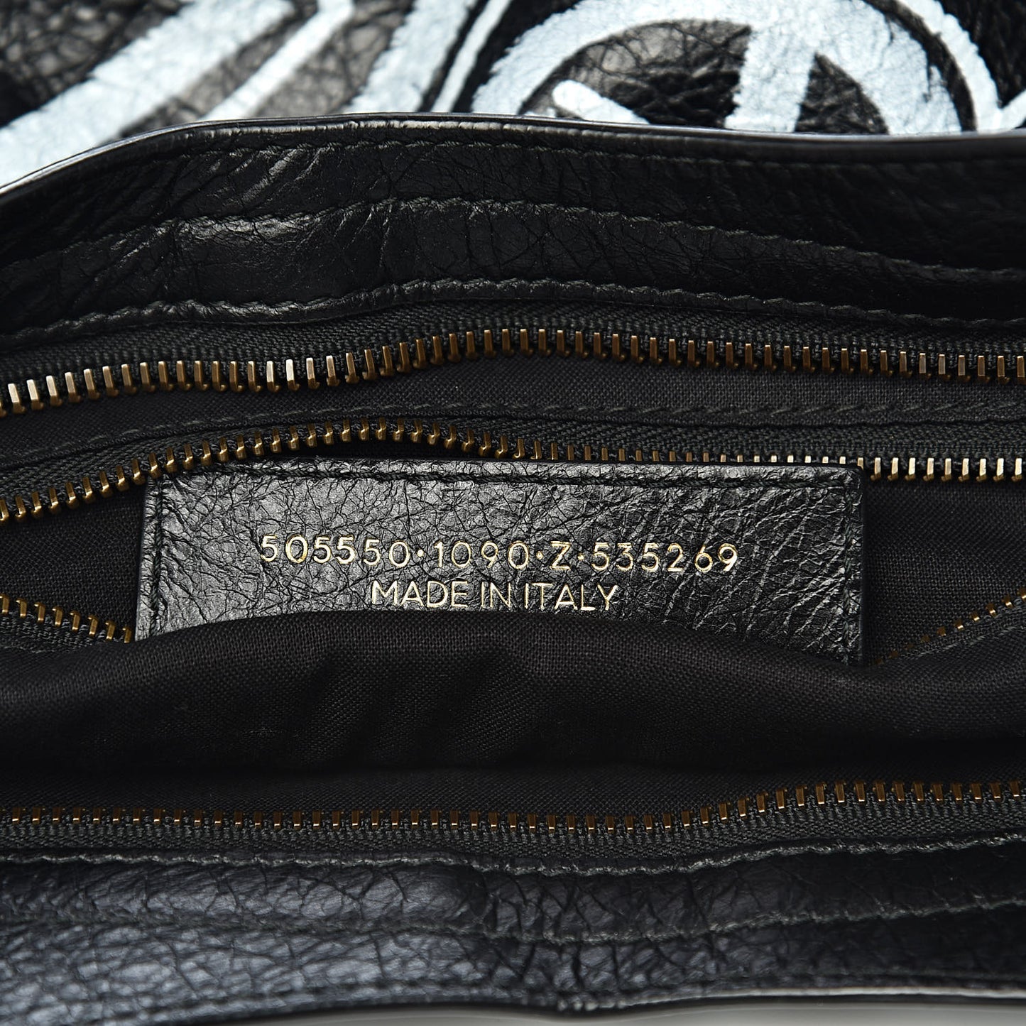 Agneau Arena Graffiti All Over Classic Hardware City Black White