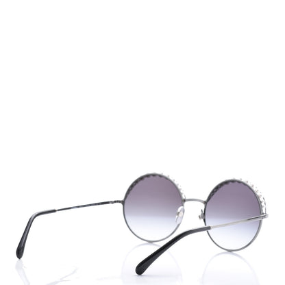Chanel Pearl Round Polarized Sunglasses 4234-H Silver 4 of 8