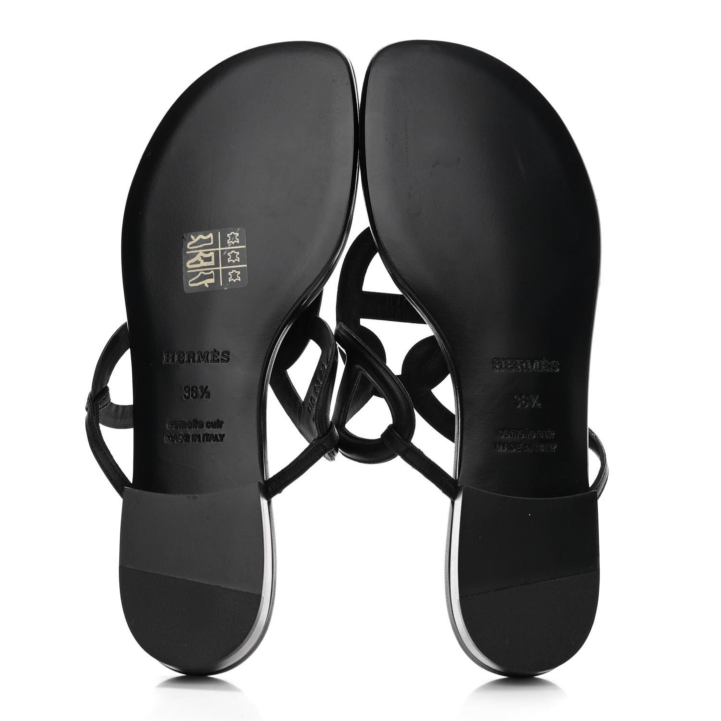 Nappa Womens Beach Sandals 36.5 Black