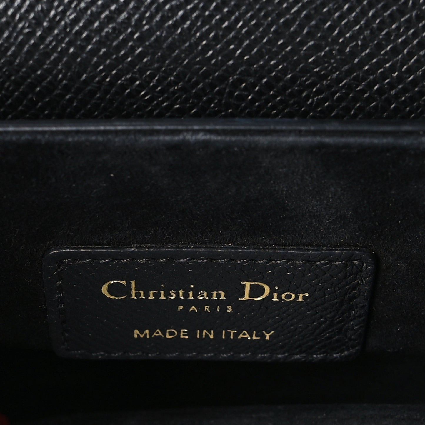 Calfskin Mini Saddle Bag Black