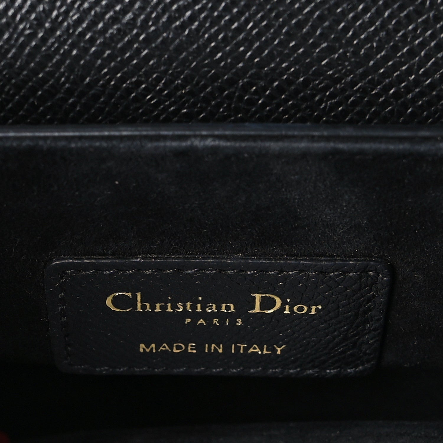 Christian Dior Calfskin Mini Saddle Bag Black 6 of 9