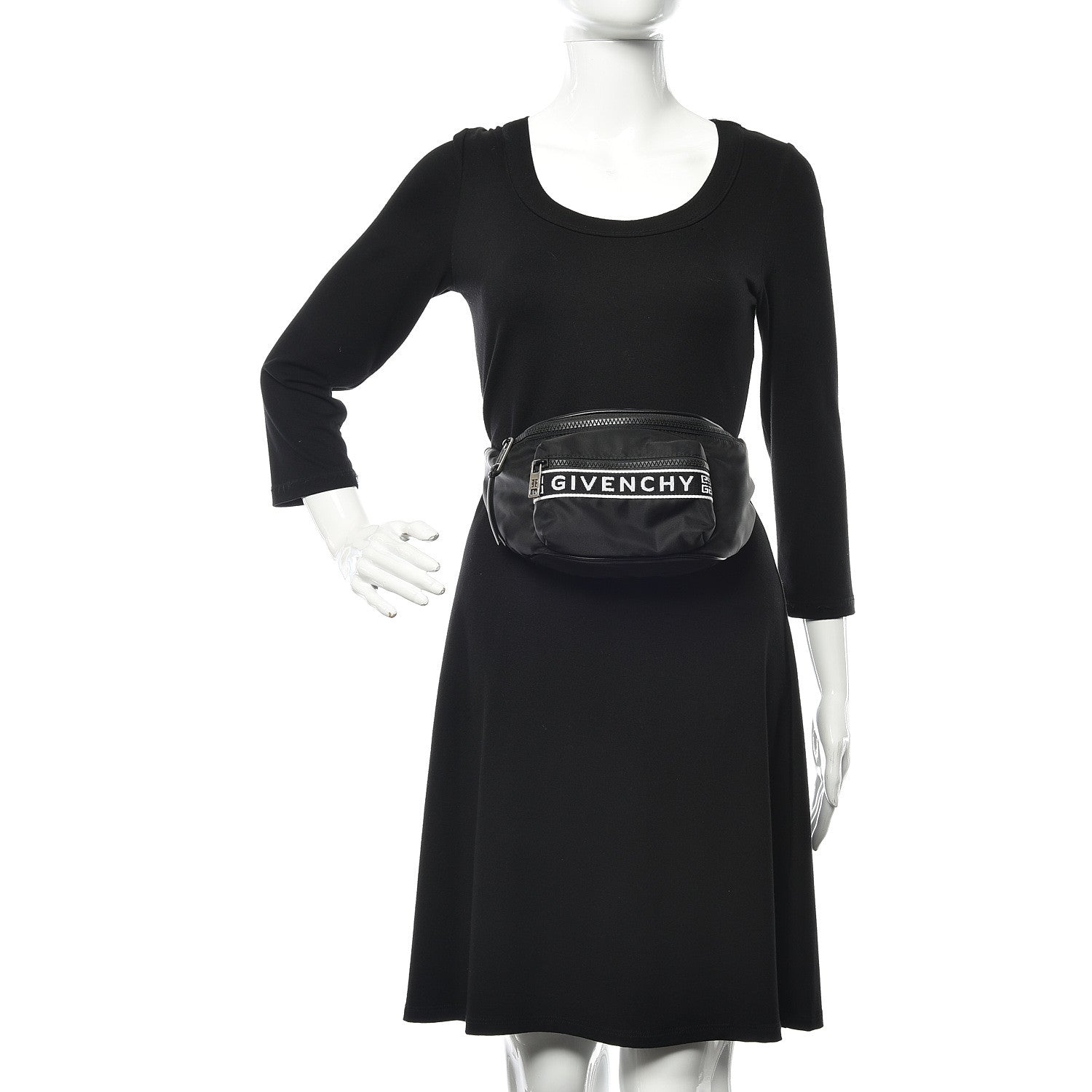 Givenchy Nylon Logo Belt Bag Black 2 of 9