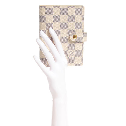 Louis Vuitton Damier Azur Small Ring Agenda Cover 2 of 7