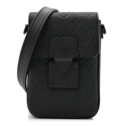Louis Vuitton Taurillon Monogram S Lock Wearable Wallet Black 1 of 10