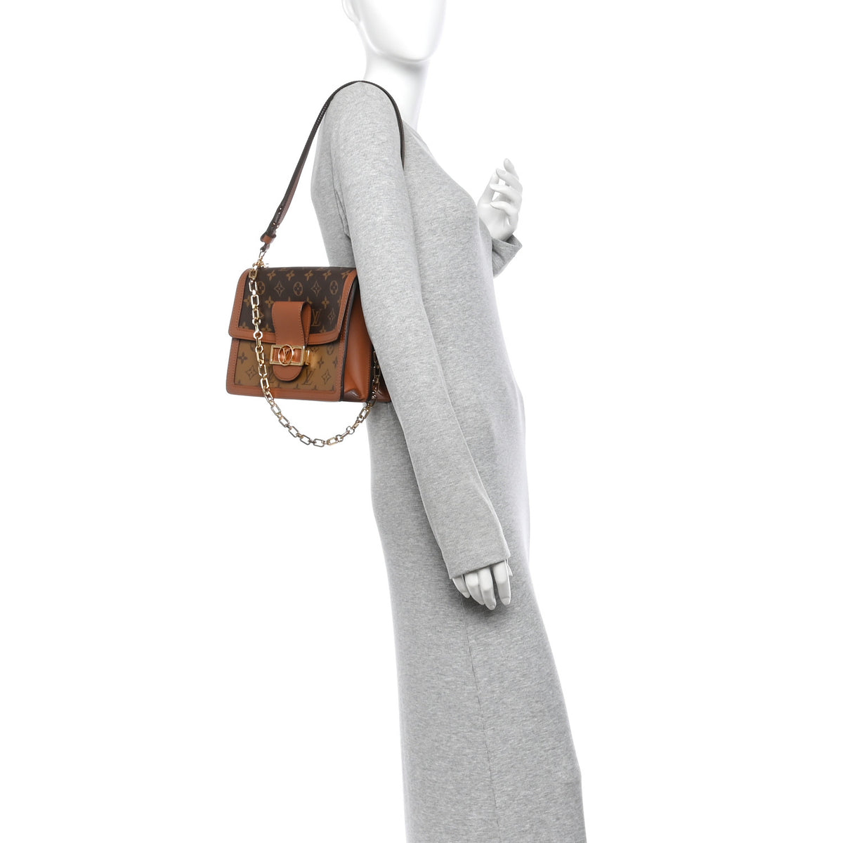 Louis Vuitton Reverse Monogram Dauphine MM 2 of 11