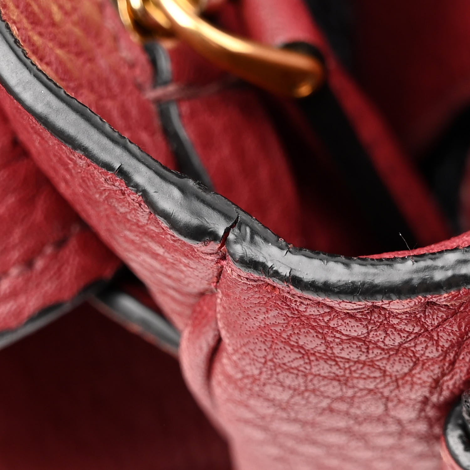 Prada Vitello Daino Messenger Bag Rubino 10 of 13