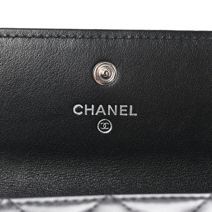 Chanel Caviar Quilted Large Boy Gusset Flap Wallet Black 6 of 8