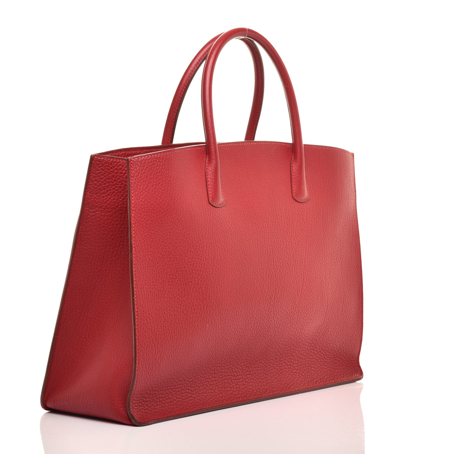 Togo White Bus 40 Rouge Casaque