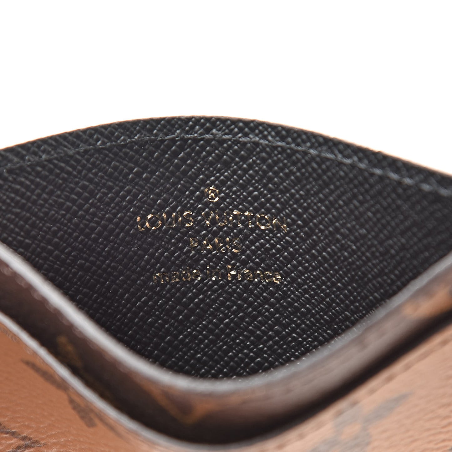 Reverse Monogram Card Holder