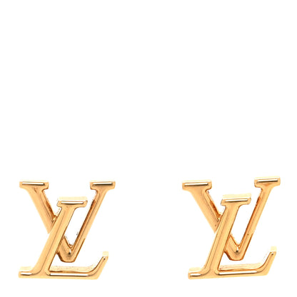 Louis Vuitton LOUIS VUITTON Metal LV Iconic Earrings Gold 1 of 6