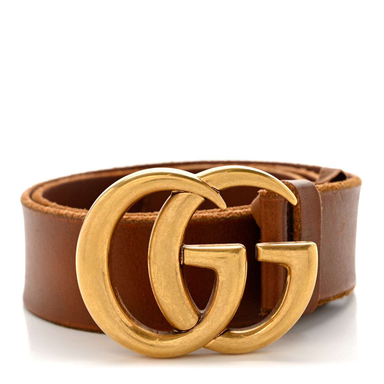 Gucci Faded Calfskin Double G 40mm Belt 70 28 Cuir 1 of 8