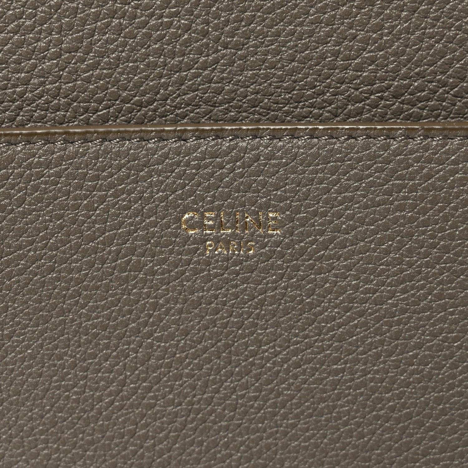 Celine Soft Grained Calfskin Sangle Bucket Bag Taupe 6 of 9
