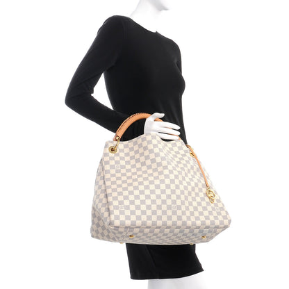 Louis Vuitton Damier Azur Artsy MM 2 of 14