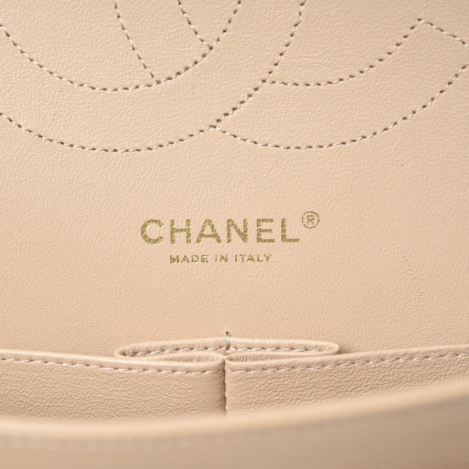 Chanel Caviar Quilted Jumbo Double Flap Beige Clair 6 of 9