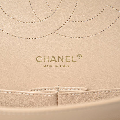 Chanel Caviar Quilted Jumbo Double Flap Beige Clair 6 of 9