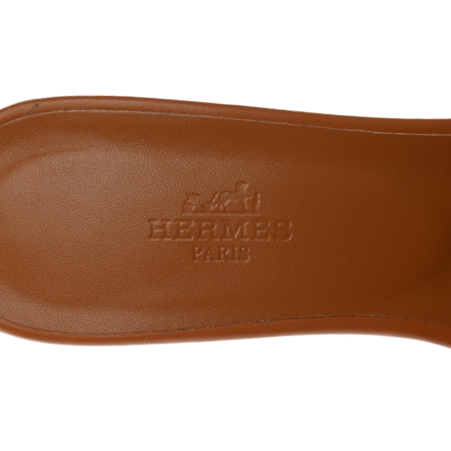Calfskin Gigi 50 Sandals 37.5 Naturel