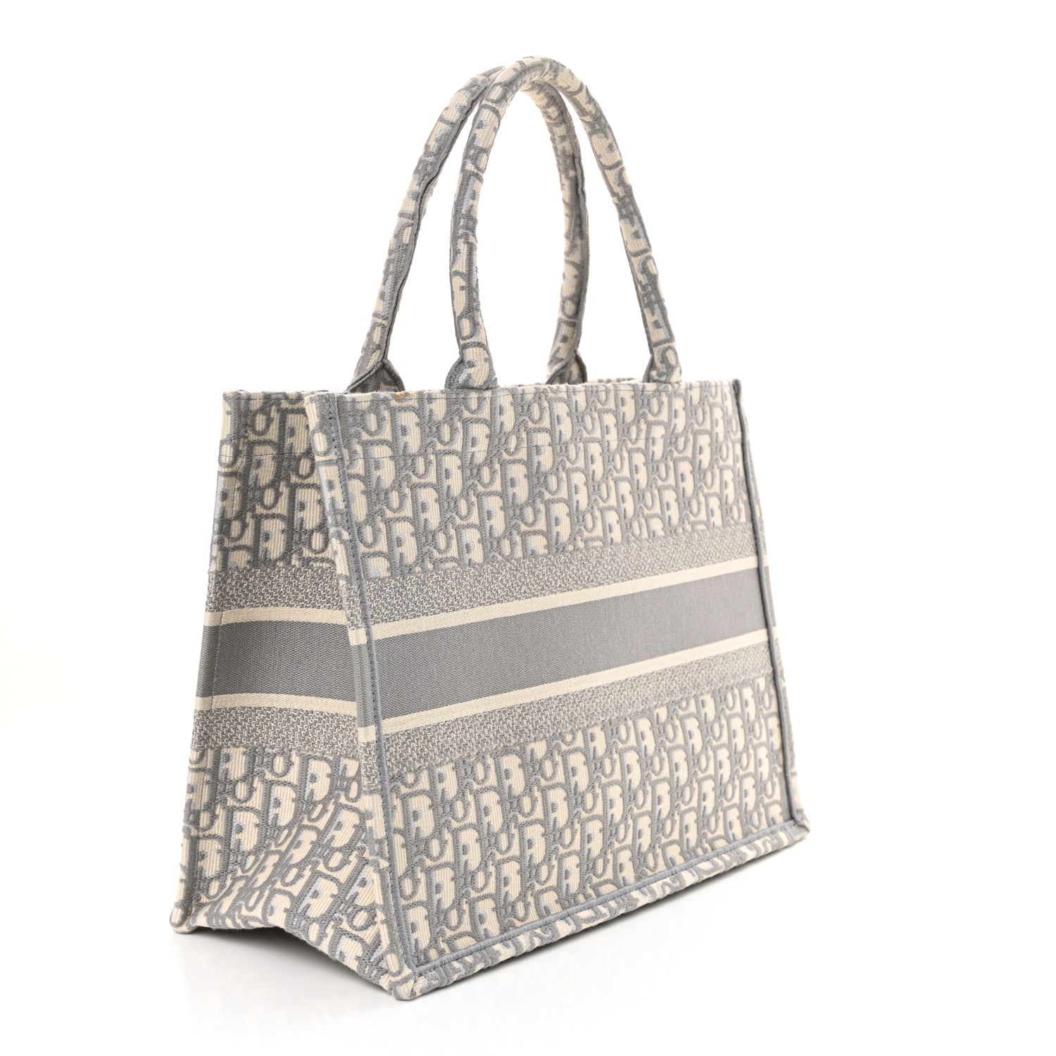 Christian Dior Oblique Medium Book Tote Grey 3 of 14